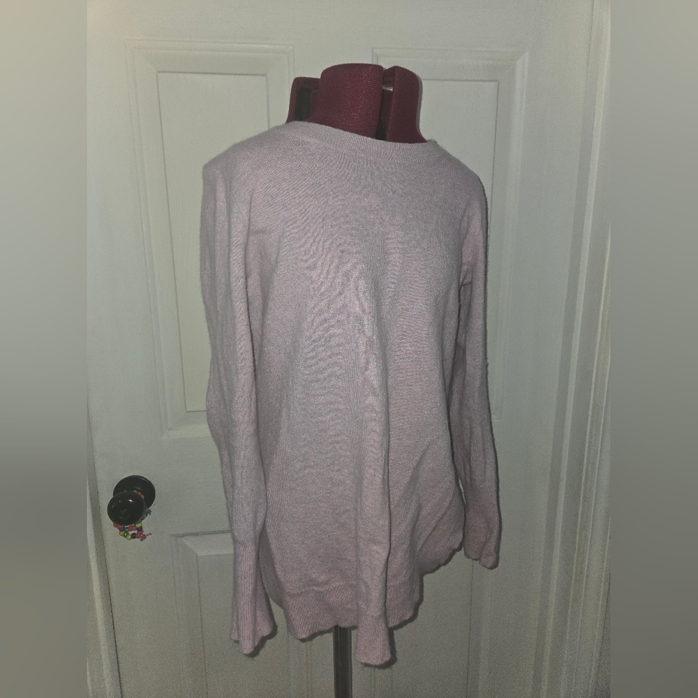 J. Crew Cotton Wool Blend Crew Neck Lilac Sweater XS
